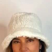 Chapeu Bucket Hat De Pelucia Ovelha Off-white - Miro Conti