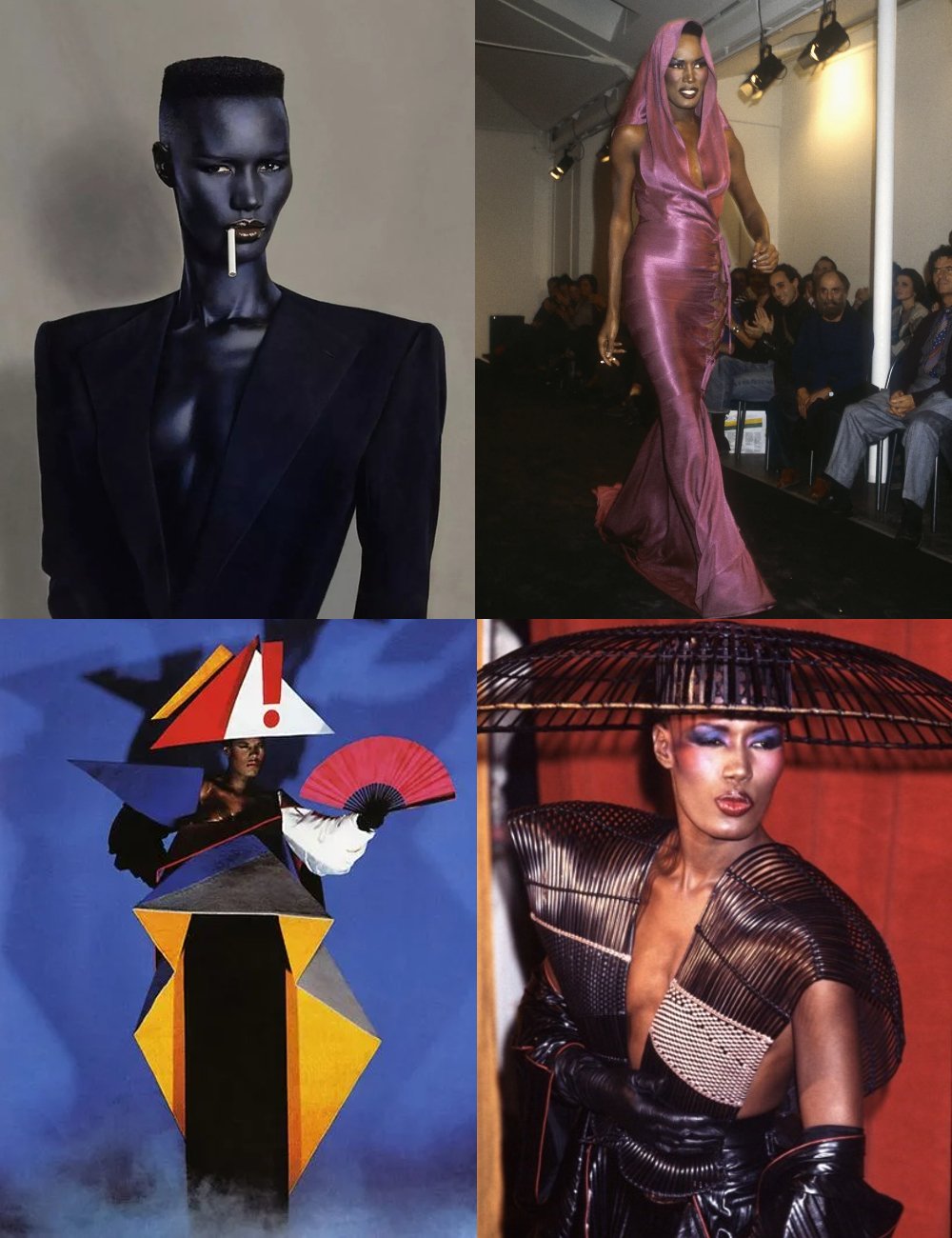 Grace Jones - mulheres do rock - mulheres do rock - mulheres do rock - mulheres do rock - https://stealthelook.com.br