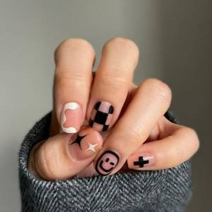 7 nail arts em unha curta para copiar na próxima visita à manicure