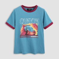 Camiseta Canyon Graphic Contrast Trim