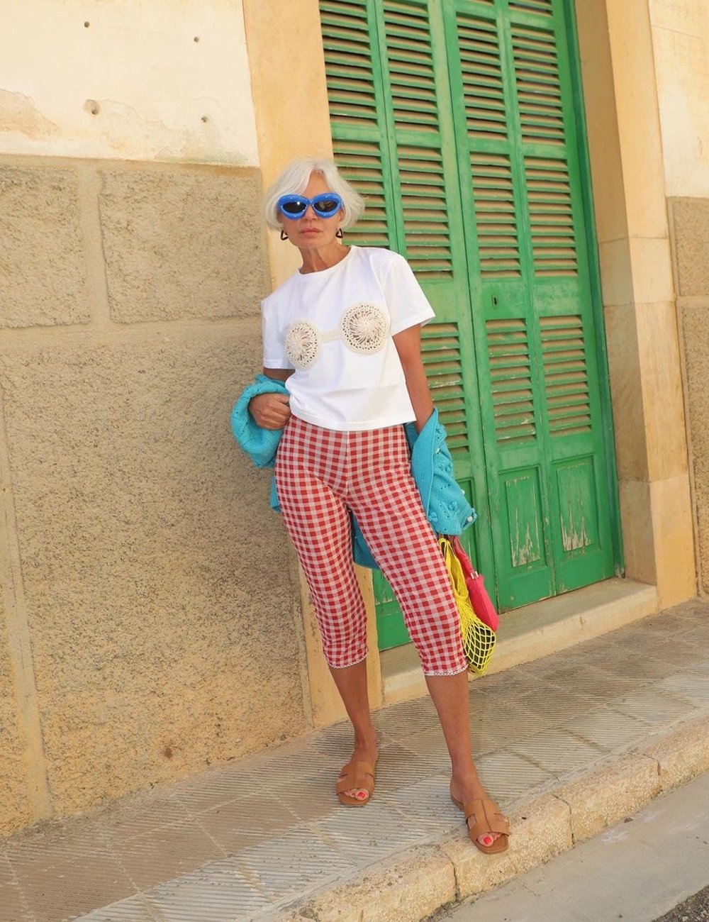 Grece Ghanem - calça capri - calça y2k - verão - street style - https://stealthelook.com.br