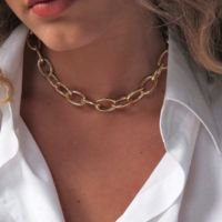 Colar feminino corrente dourada | Accessori by Riachuelo