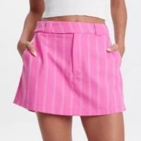 Short Saia Alfaiataria Listras My Favorite Things - Rosa