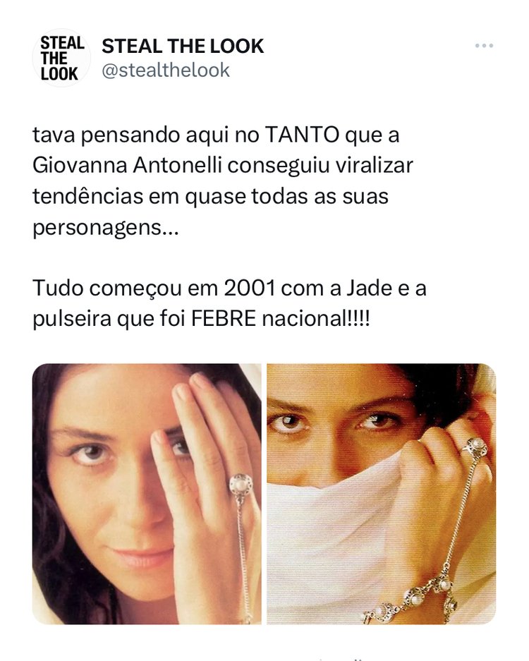 giovanna antonelli - pulseira jade o clone e véu - pulseira jade o clone - inverno verão primavera outono - novela globo o clone - https://stealthelook.com.br