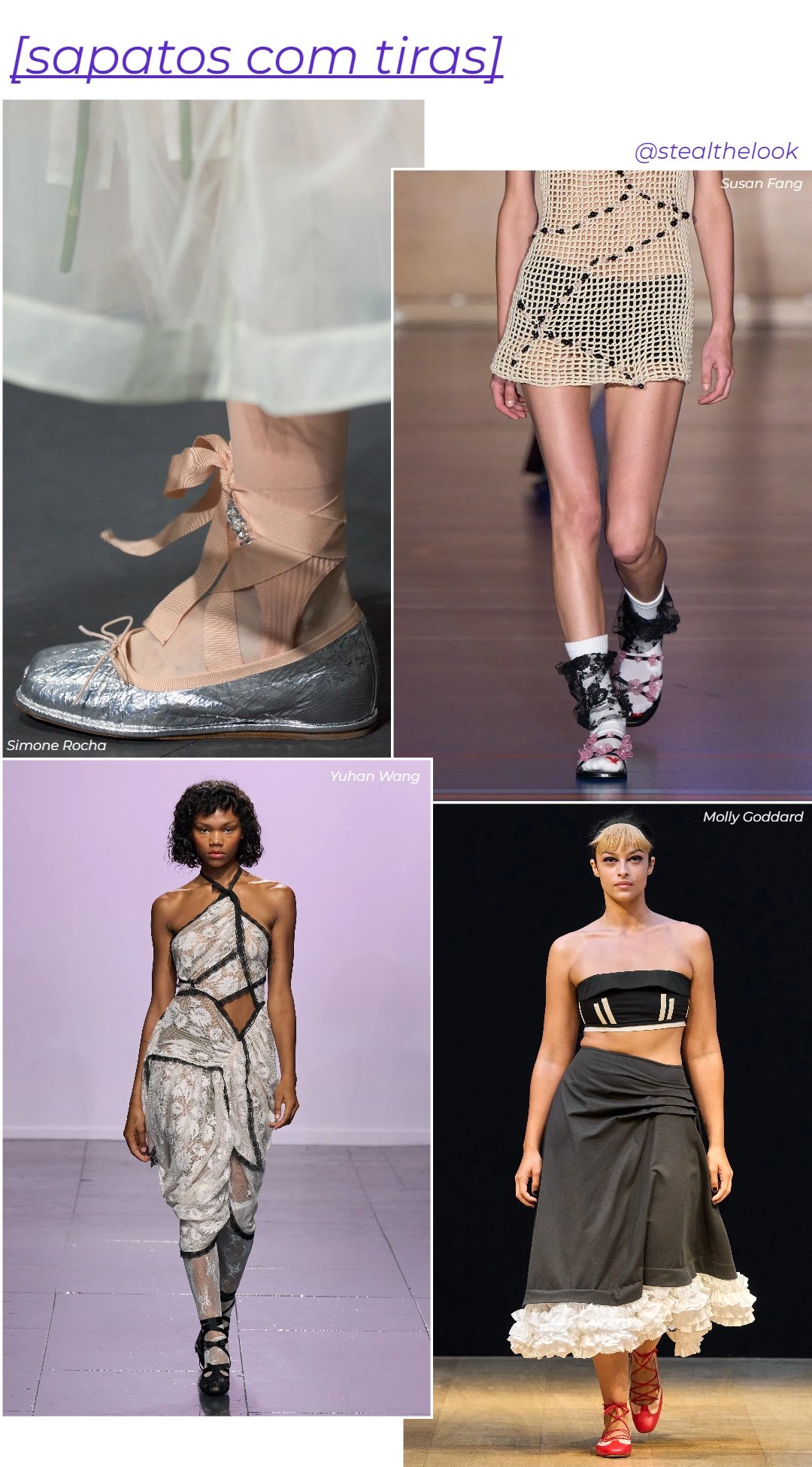 Não, as sapatilhas não vão a lugar nenhum - N/A - verão 2024 - verão - colagem de imagens - https://stealthelook.com.br
