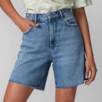 Bermuda jeans feminina denim clara | AK by Riachuelo