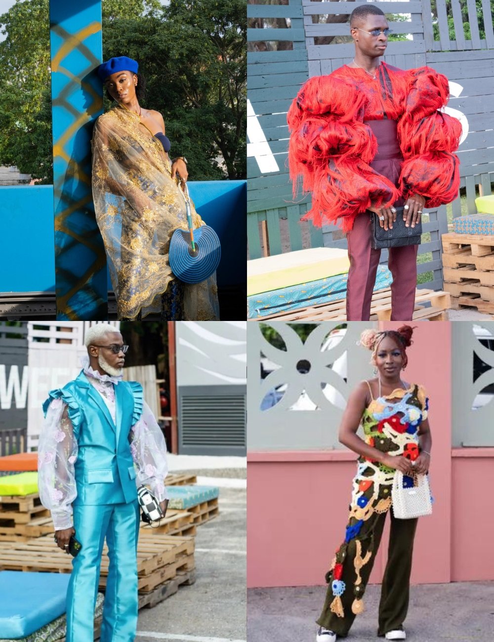 Street Style - looks - Lagos Fashion Week  - street - Nigéria - https://stealthelook.com.br