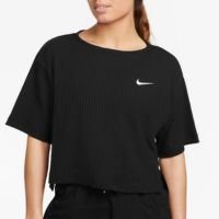Camiseta Nike Sportswear Rib Jersey Feminina - Preto