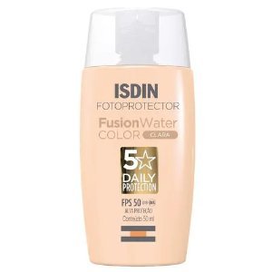 Protetor Solar Facial  Isdin Fusion Water 5 Stars Color Fps50