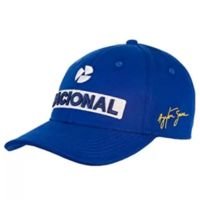Boné Nacional Ayrton Senna com assinatura bordada