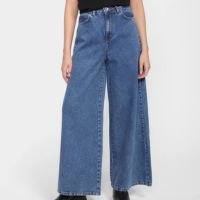 Calça Jeans Colcci Pantalona Feminina - Azul