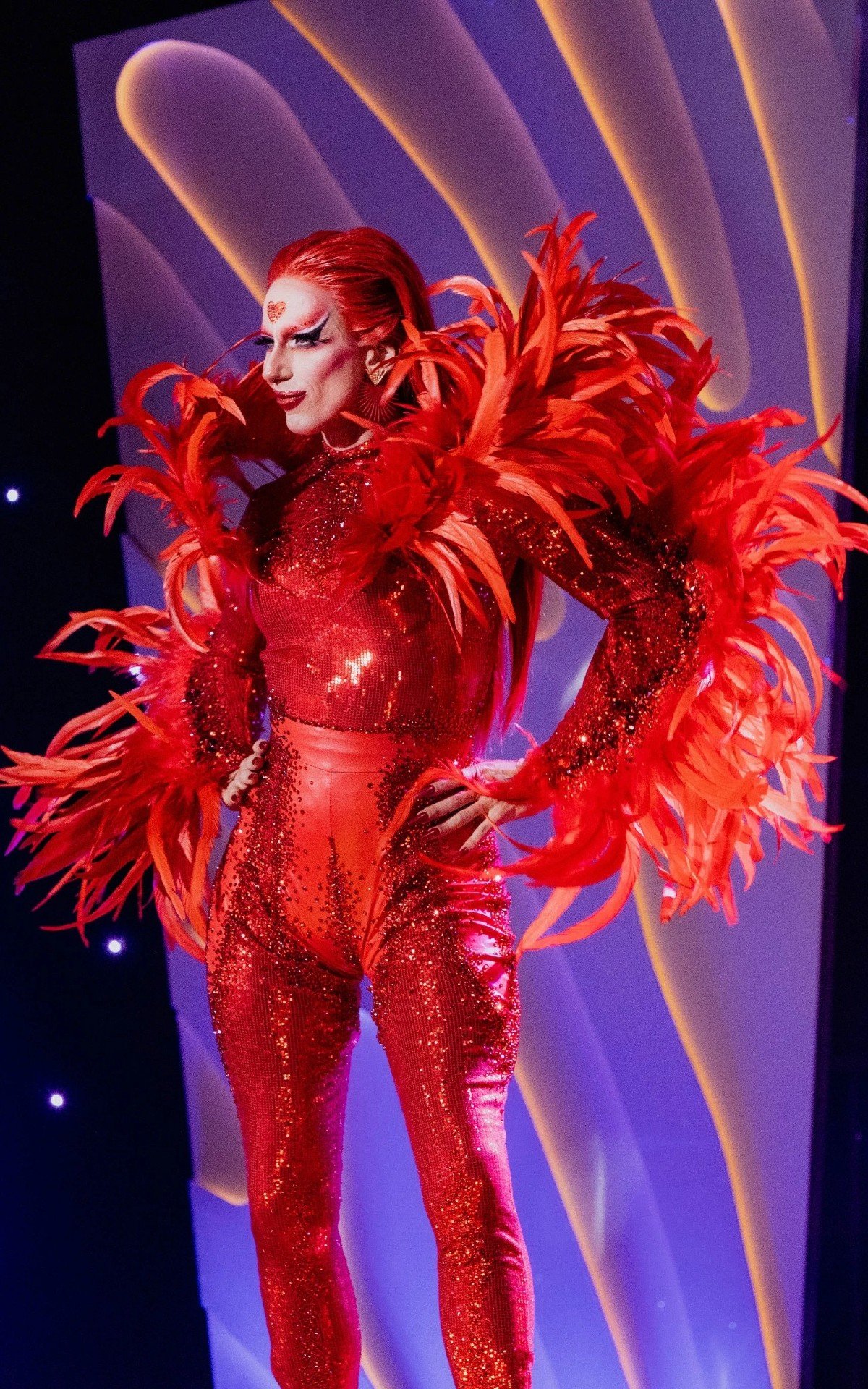 betina polaroid - drag queen - vermelho - primavera verão inverno outono - drag race br - https://stealthelook.com.br