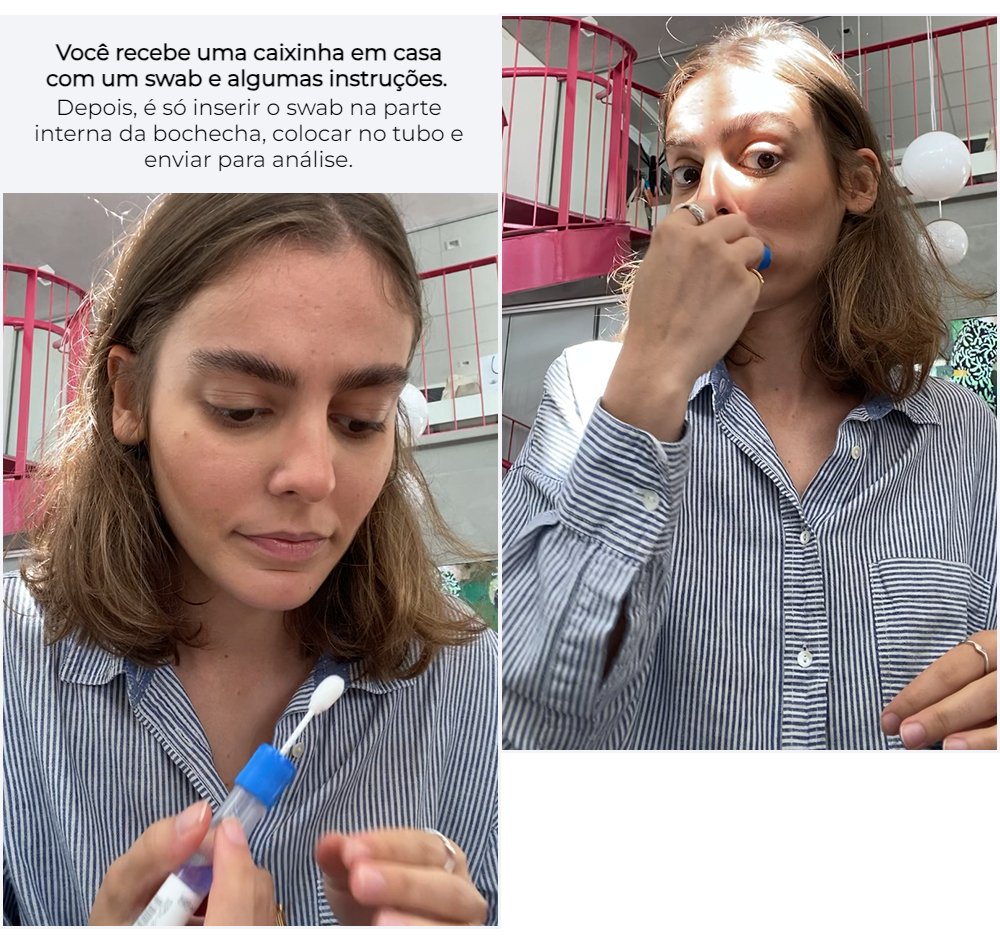 Isabella Aredes  - teste de dna - autocuidado - bem-estar - Sommos - https://stealthelook.com.br