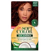 Coloração Wella Soft Color - Tons Vermelhos - Castanho Avermelhado 457