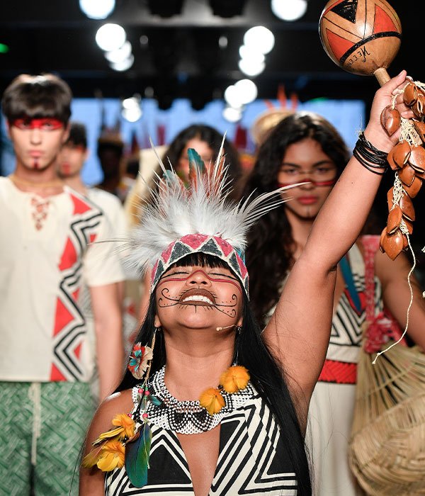 We'e'na Tikuna - moda sustentável  - moda sustentável - Verão - Brasil Eco Fashion Week - https://stealthelook.com.br