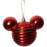 Conjunto 02 Bolas De Natal - Enfeite De Árvore Do Mickey Mouse
