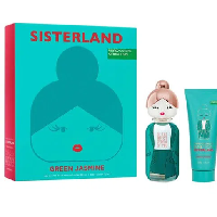 Benetton Green Jasmine Sisterland Coffret Kit - Perfume Feminino EDT + Creme Corporal