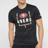 Camiseta Nike NFL San Francisco 49ers Legend Goal Post Masculina - Preto
