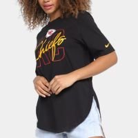 Camiseta Nike NFL Kansas City Chiefs Weekend City Love Feminina - Preto