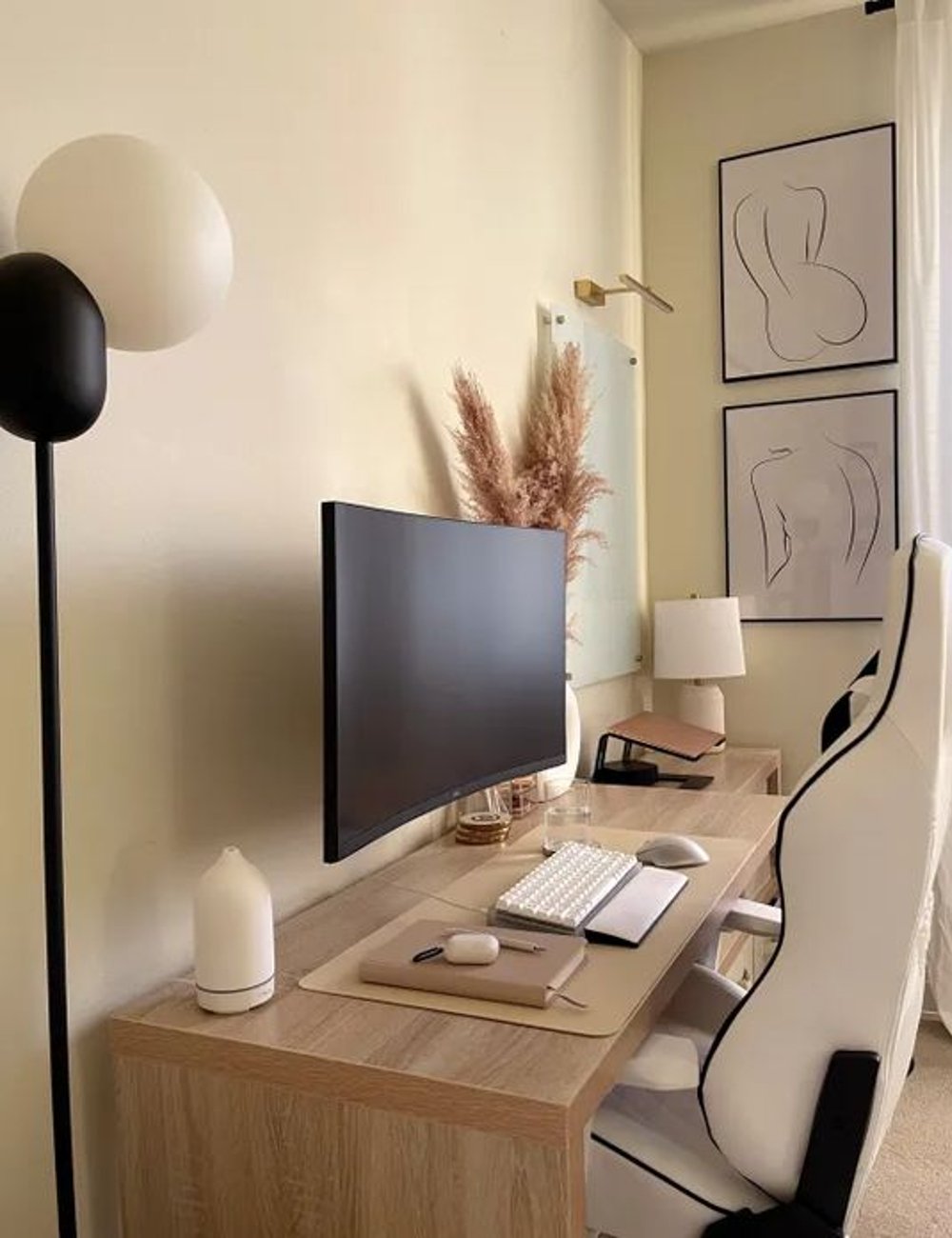 Decoração minimalista - decor - mesa de escritório - casa - dicas - https://stealthelook.com.br