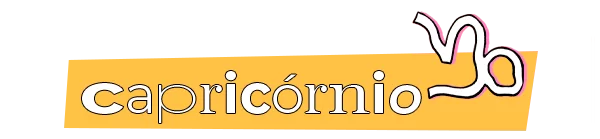 Signo de Capricórnio - N/A - Horóscopo dos Signos - verão - a foto mostra a palavra 'Capricornio' escrito em fundo amarelo - https://stealthelook.com.br
