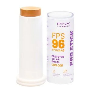 Protetor Solar Stick Multifuncional Com Cor Pink Cheeks Pro Stick