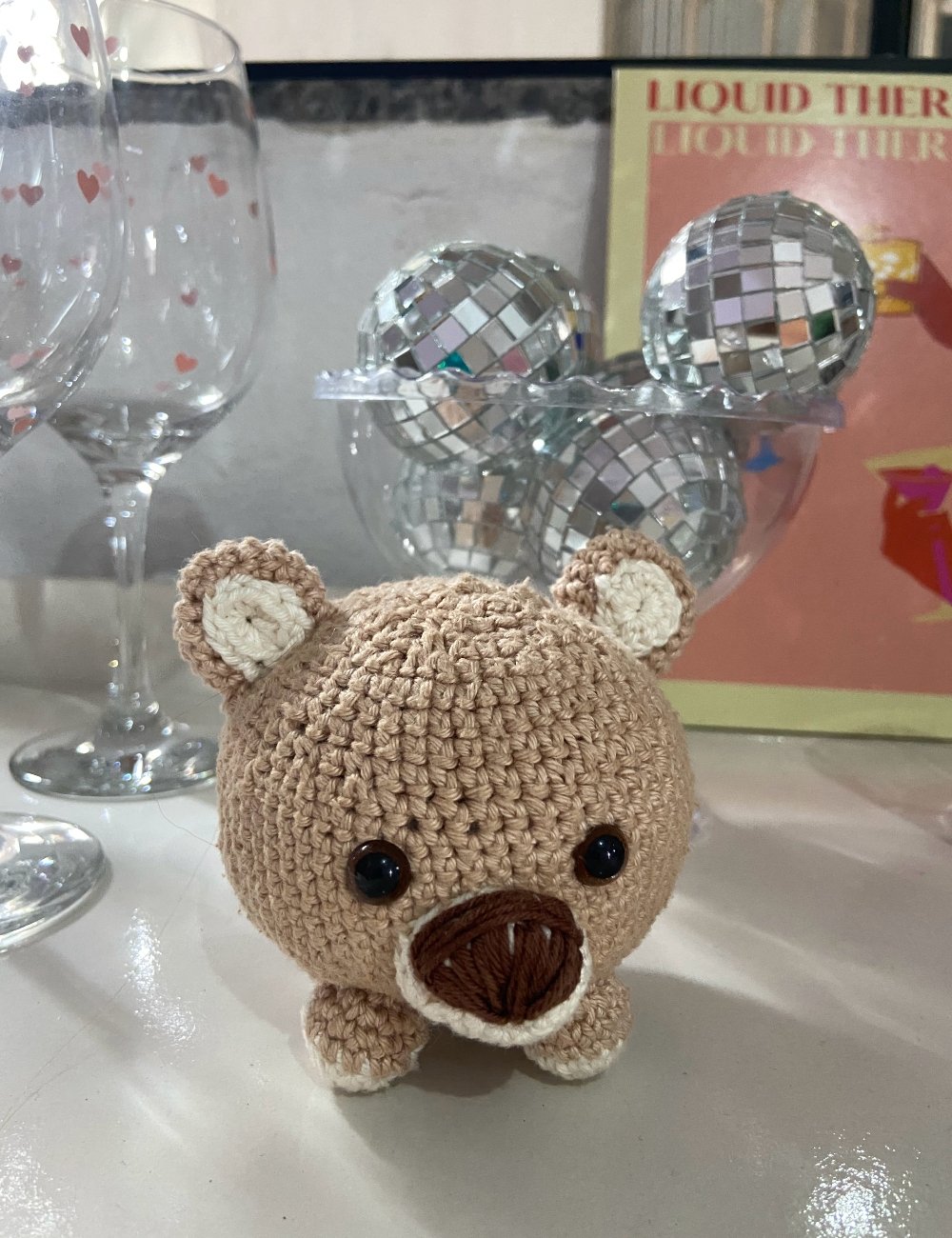 Urso em amigurumi - hobby - aprender crochê - comportamento - bem-estar - https://stealthelook.com.br