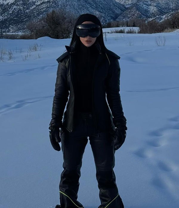 Kim Kardashian - looks de inverno - temporada de ski - Inverno - Aspen - https://stealthelook.com.br