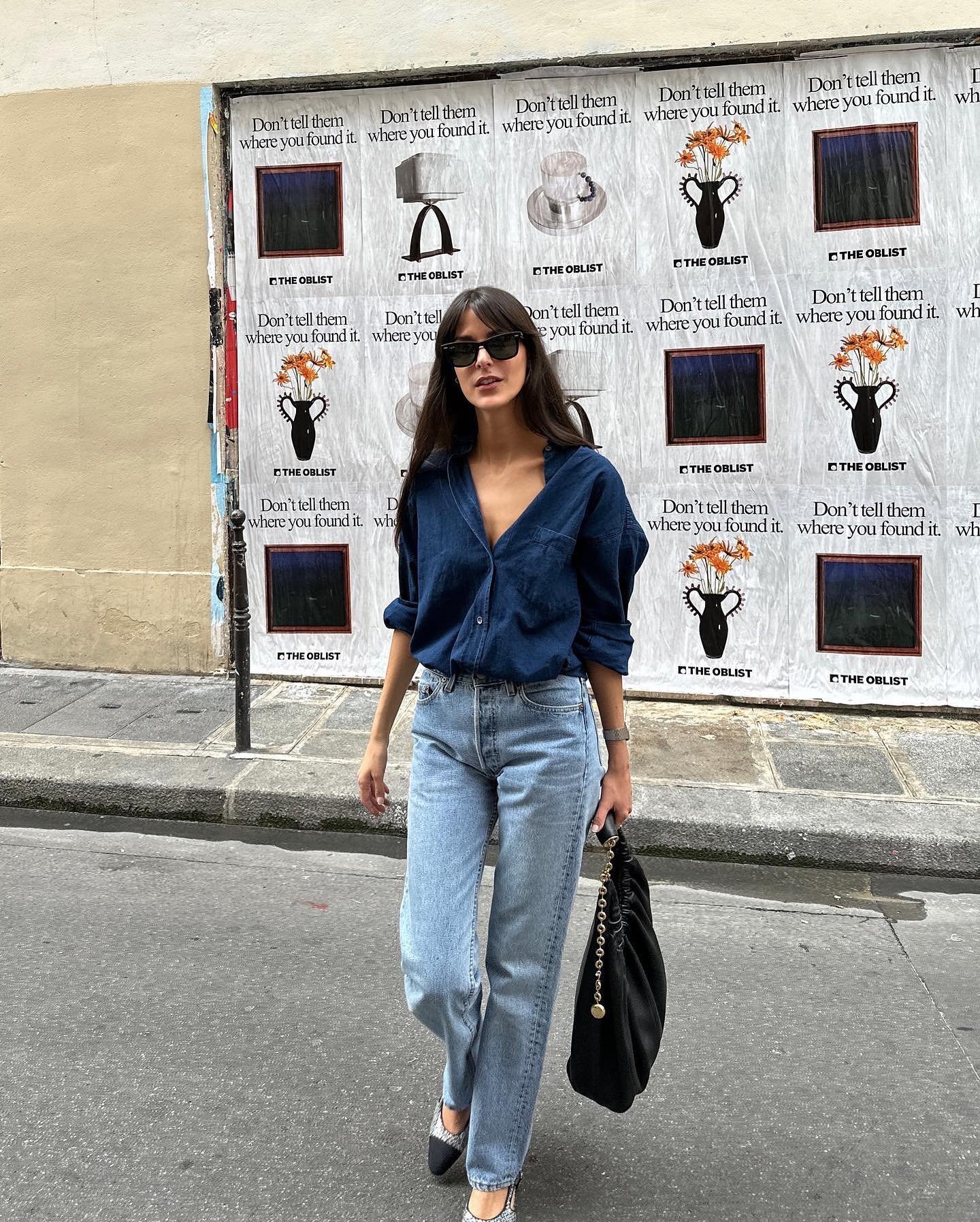 Leia Sfez - looks com jeans - looks com jeans - Verão - Paris - https://stealthelook.com.br
