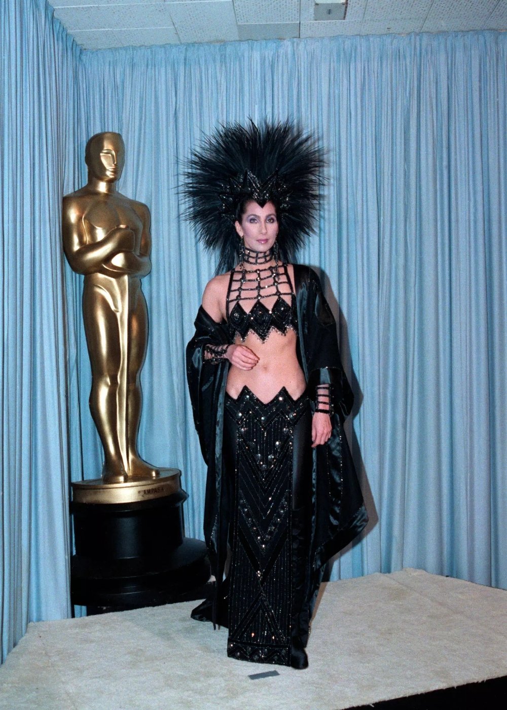 Cher - look - Oscar - vestido - premiação - https://stealthelook.com.br
