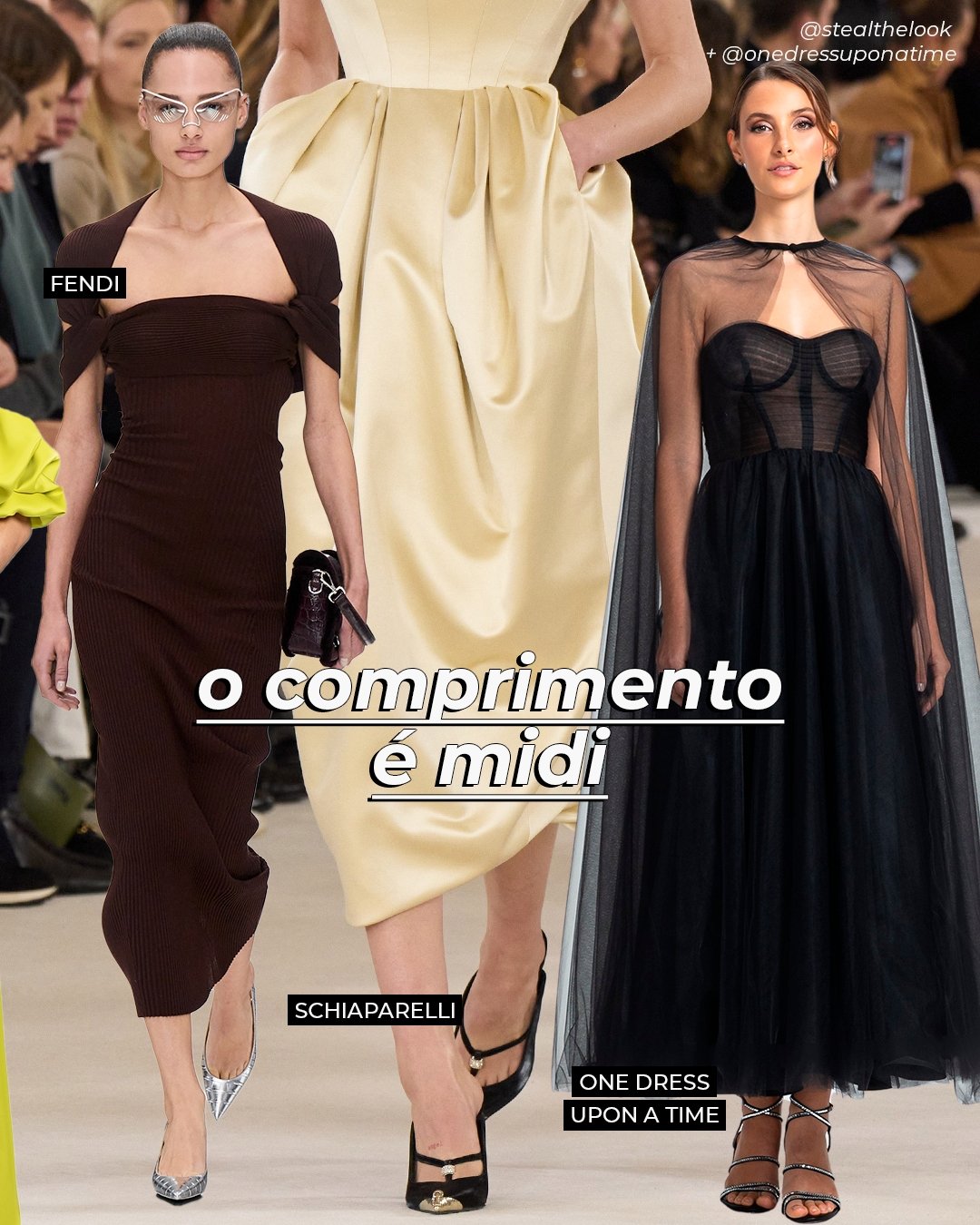 Comprimento midi - vestido - moda festa - coleção - One Dress - https://stealthelook.com.br