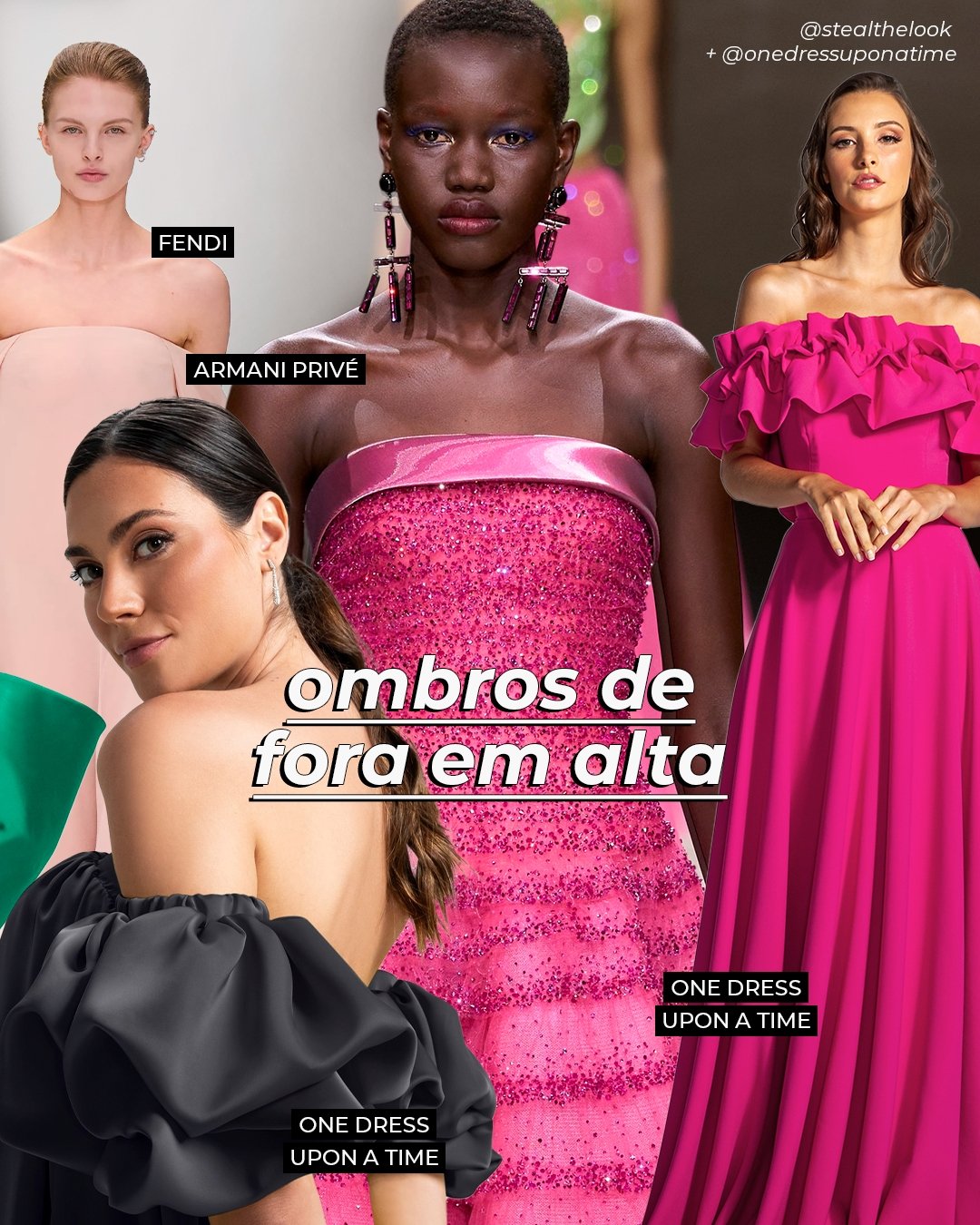 Ombros de fora - vestido - moda festa - coleção - One Dress - https://stealthelook.com.br