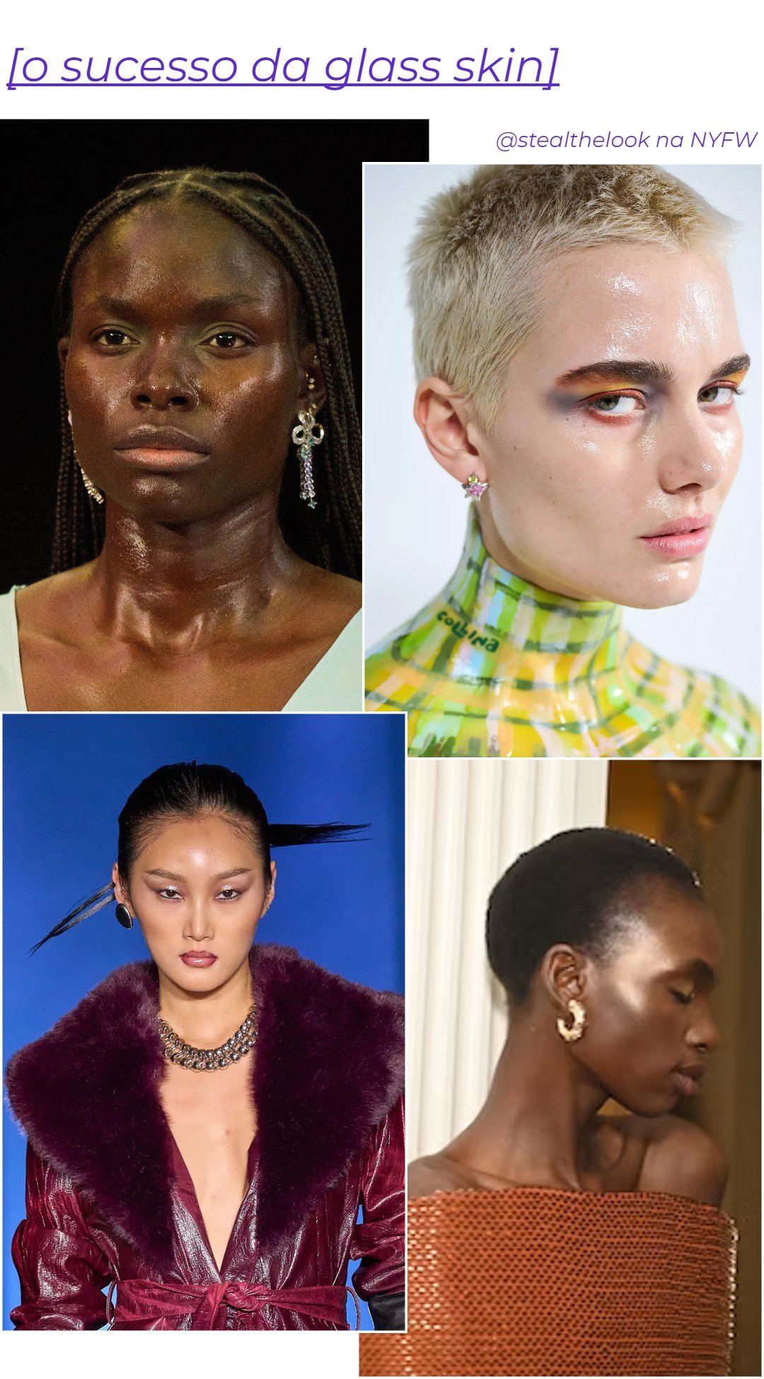 Collina Strada, Kim Shui, Christian Siriano e Puma - nyfw - tendências de beleza - semana de moda - brasil - https://stealthelook.com.br