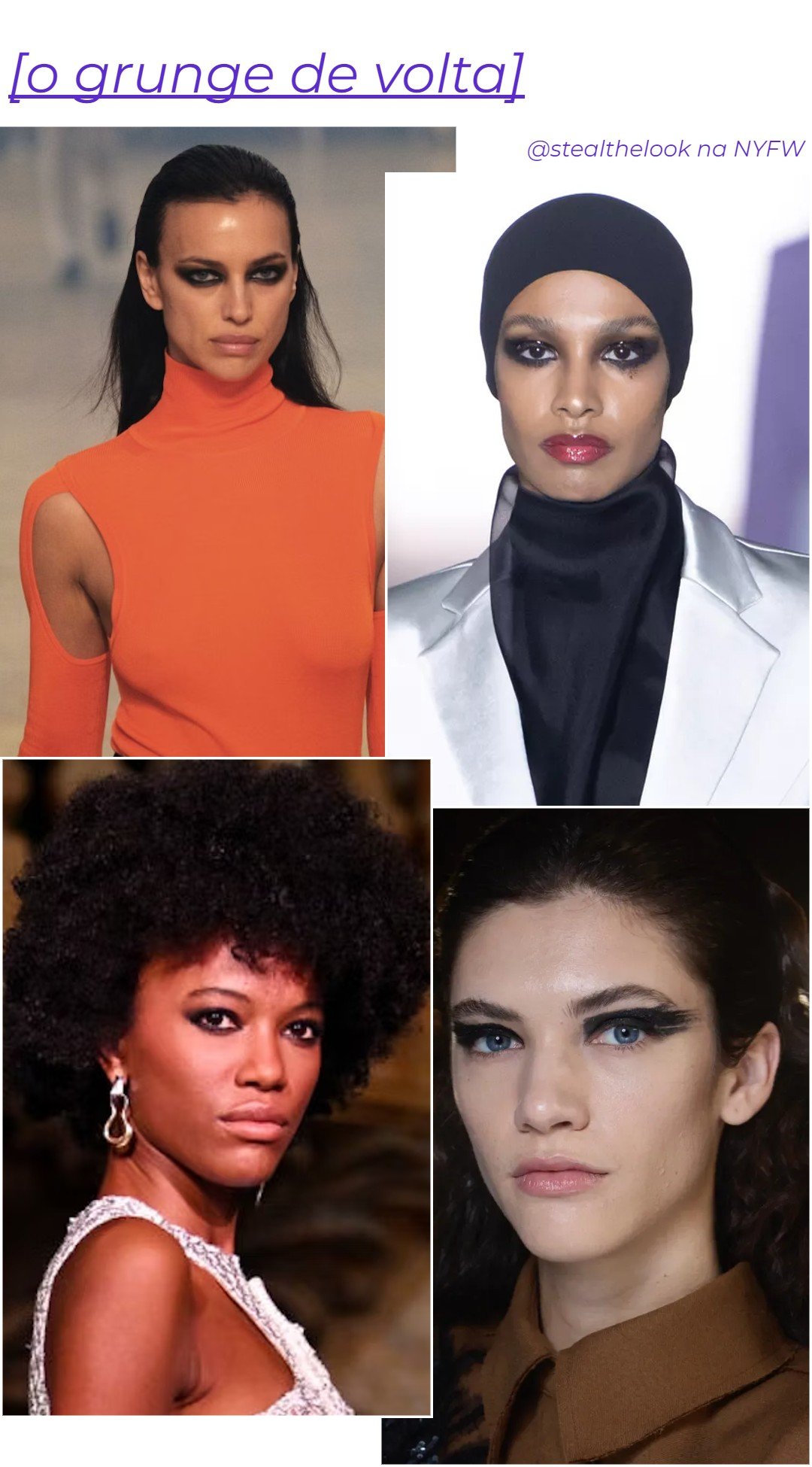 Helmut Lang,  Prabal Gurung, PatBo, Jason Wu - nyfw - tendências de beleza - semana de moda - brasil - https://stealthelook.com.br