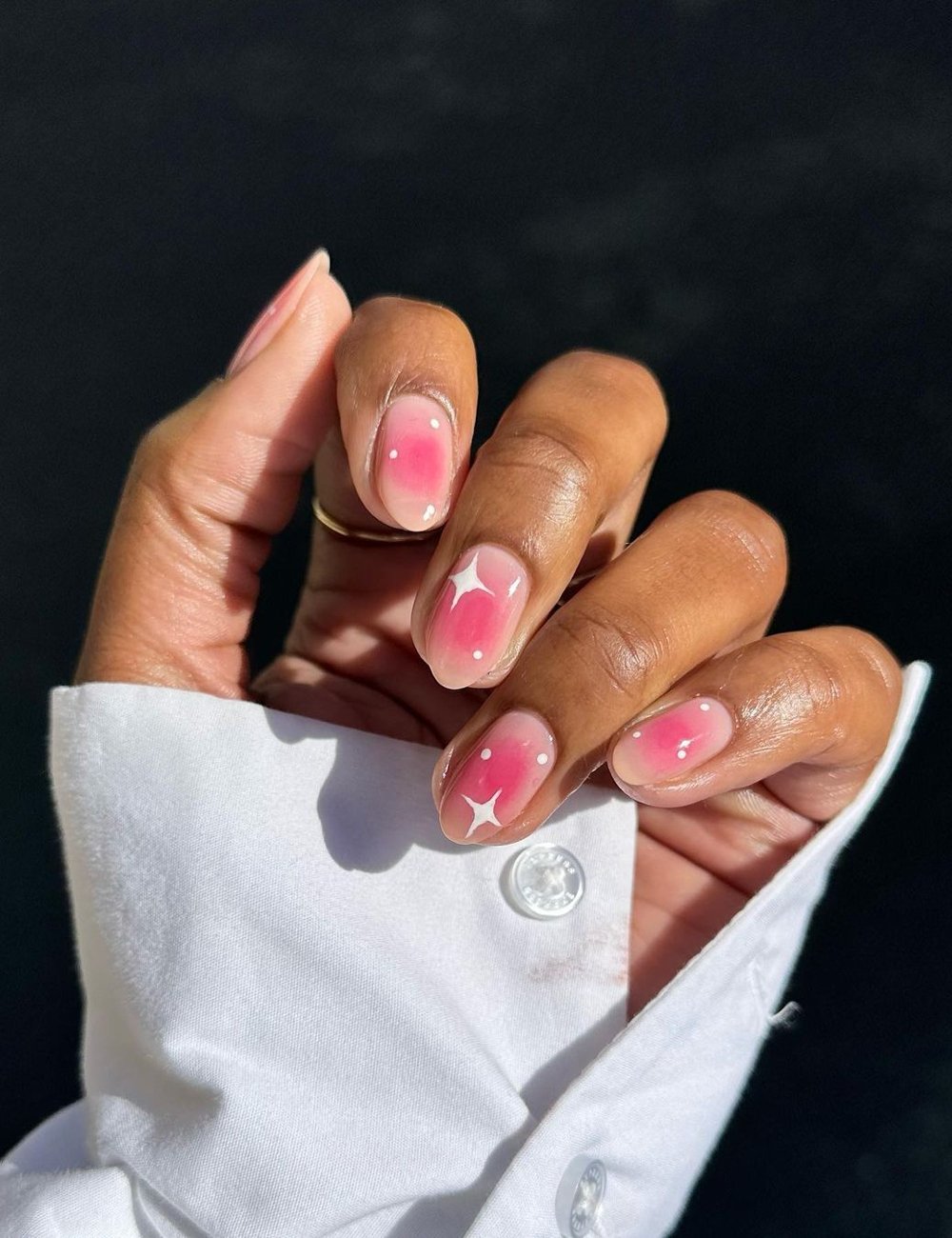 Lauren  - unhas - unhas rosas - nail art - beleza - https://stealthelook.com.br