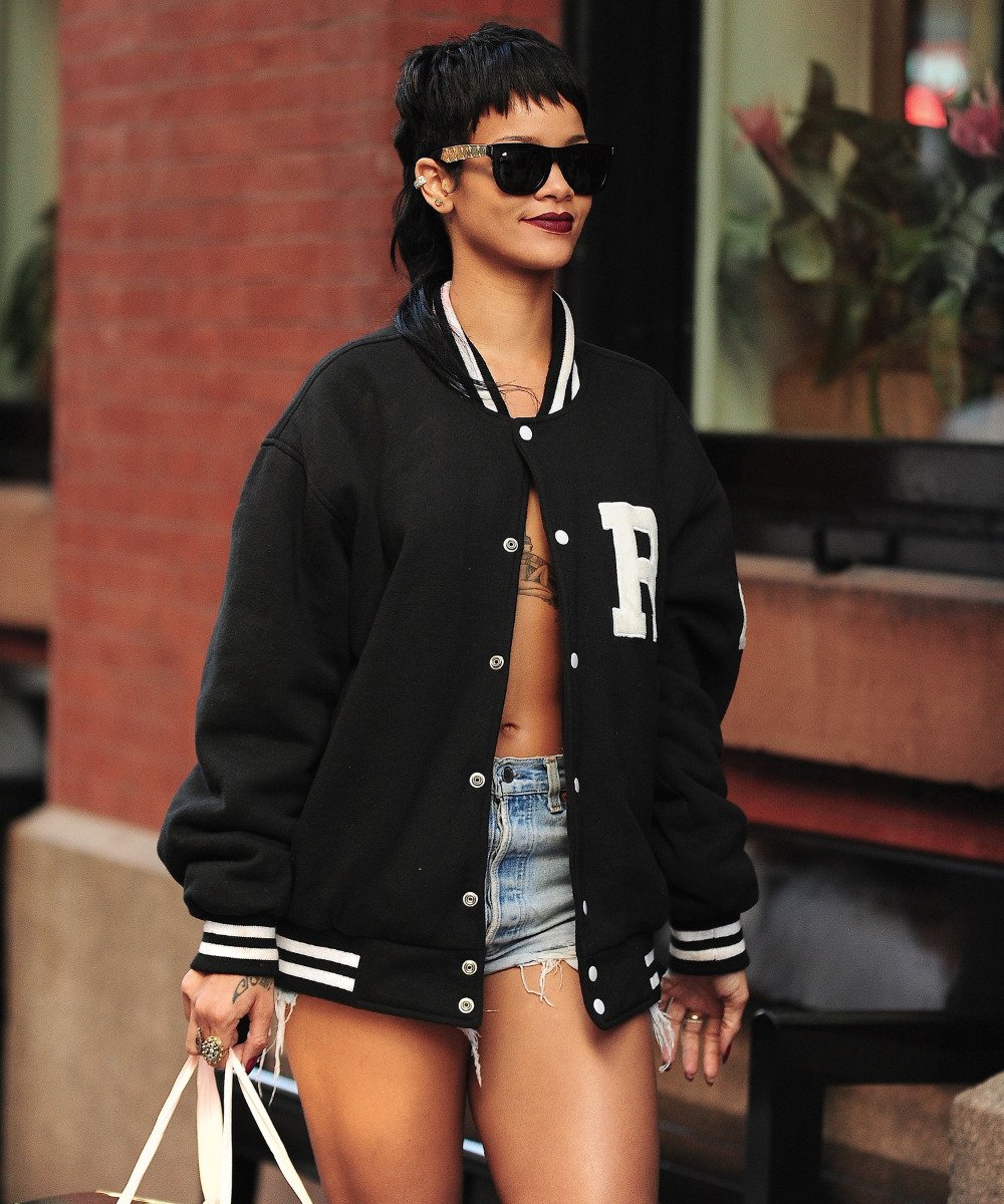 Rihanna - rihanna de mullet - mullet feminino - mullet - corte mullet - https://stealthelook.com.br
