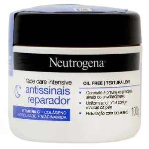 Hidratante Facial Neutrogena Face Care Intensive Antissinais Reparador - 100G