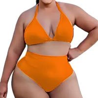 Biquini Cortininha feminino Plus Size Semi fio GG Praia piscina - SRABELO M