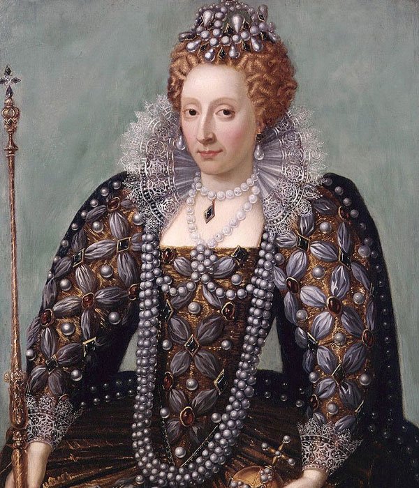 Rainha Elizabeth I - pérolas - pérolas - Inverno - Londres - https://stealthelook.com.br