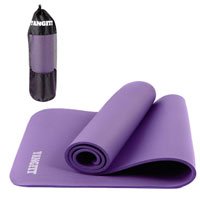 Tapete Yoga Pilates Exercícios com Bolsa 183x61x1,0cm Yangfit - Roxo