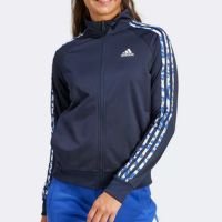 Jaqueta Adidas Animal Print Feminina - Marinho+Branco