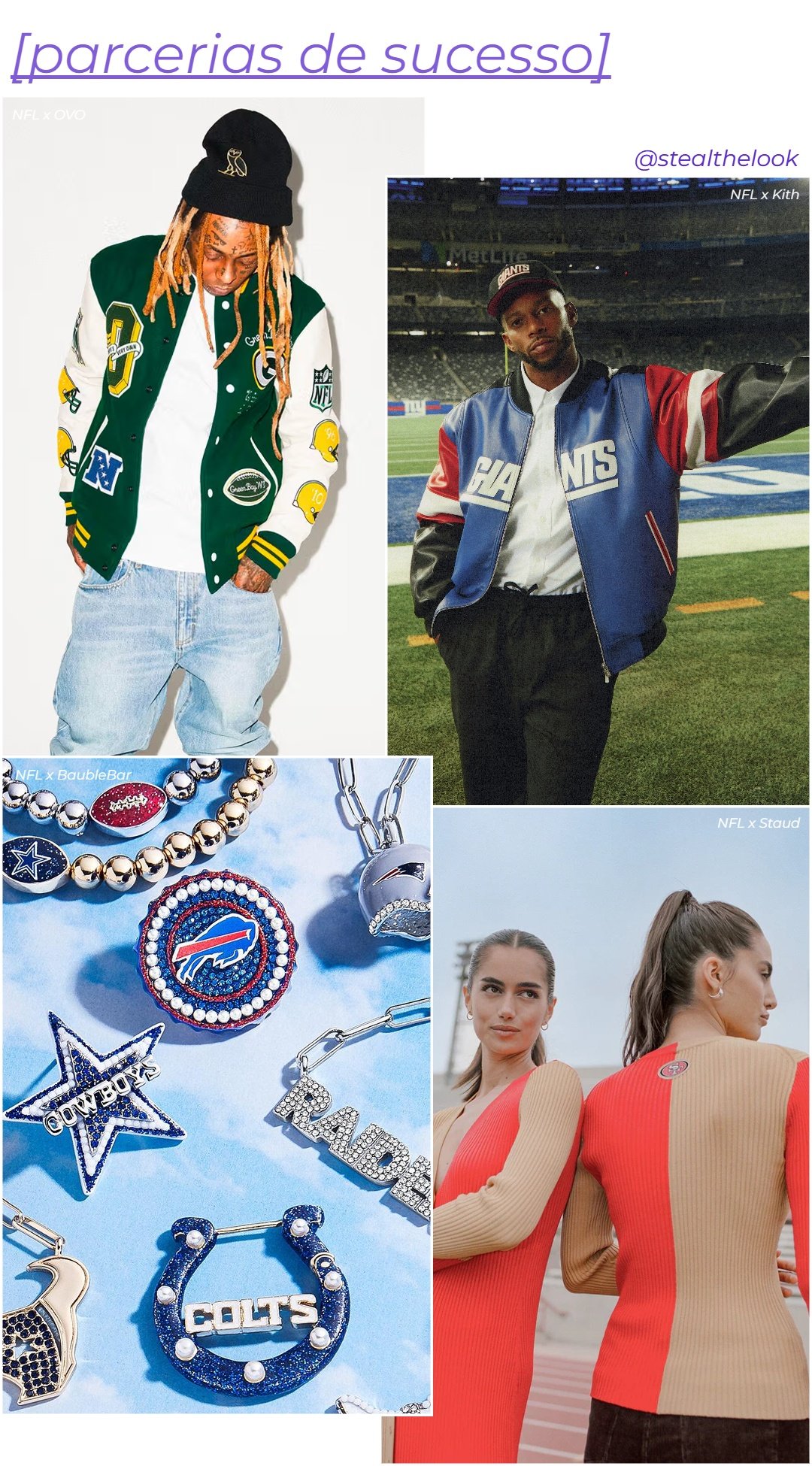 N/A - N/A - NFL - verão - colagem de imagens - https://stealthelook.com.br