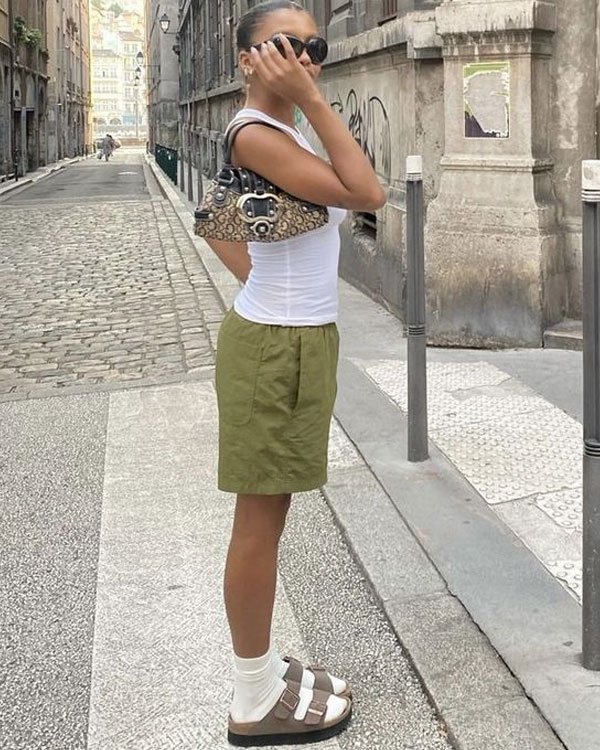 Olivia Hirst - bermudas - bermudas - Verão - Pinterest - https://stealthelook.com.br