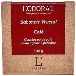 Sabonete Vegetal Em Barra L\'odorat – Esfoliante Café - 100G