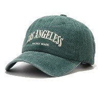 Boné Aba Curva Los Angeles Jeans Vintage Old Dad Hat Verde