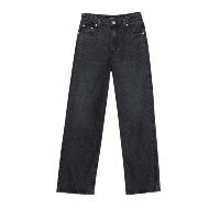 Calça Jeans Wide Leg Black Delavé G5 C1