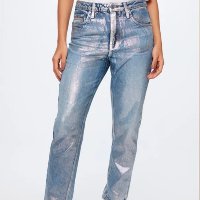 Calça Jeans Mom G5 com Metalizado