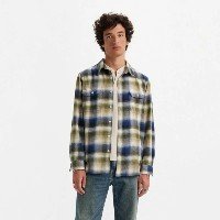 Camisa Levi\'s® Jackson Worker Manga Longa Listrada