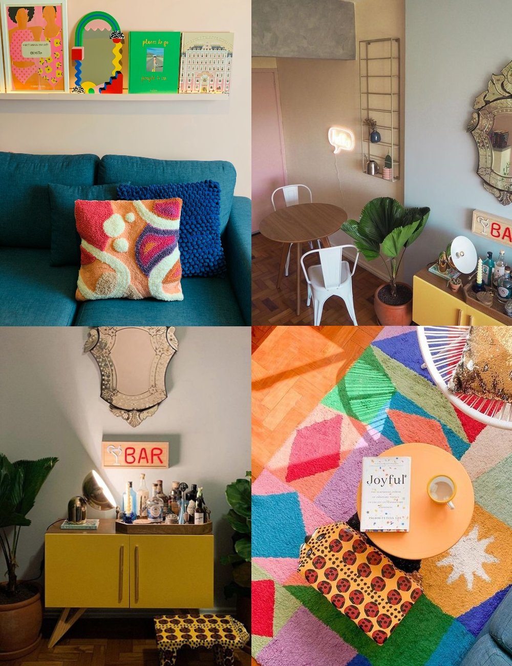 Sala - casa maximalista - Amanda Britto - Steal The Home - decoração  - https://stealthelook.com.br