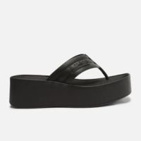 SANDÁLIA FLATFORM PRETA BRIZZA LULU